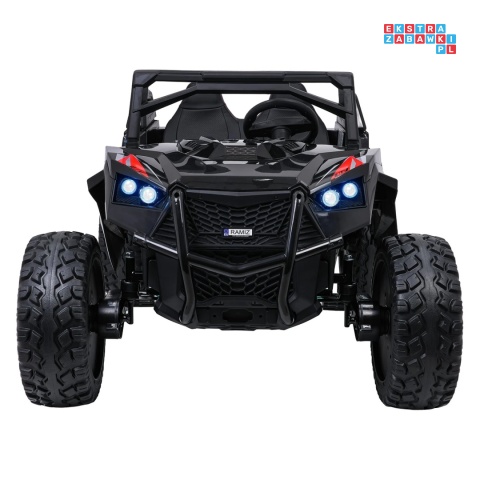 [SX2928] Buggy RTR Monster Speed na akumulator 4x4 690W 24V/14Ah ekoskóra Bluetooth - czarny