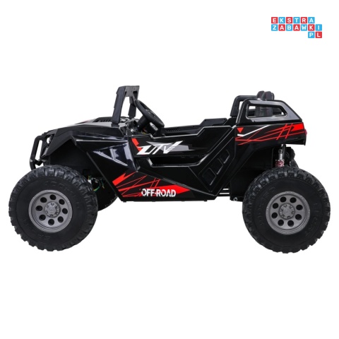 [SX2928] Buggy RTR Monster Speed na akumulator 4x4 690W 24V/14Ah ekoskóra Bluetooth - czarny