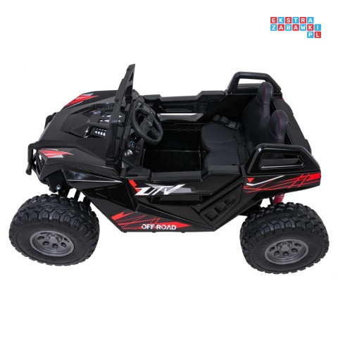 [SX2928] Buggy RTR Monster Speed na akumulator 4x4 690W 24V/14Ah ekoskóra Bluetooth - czarny