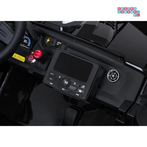 [SX2928] Buggy RTR Monster Speed na akumulator 4x4 690W 24V/14Ah ekoskóra Bluetooth - czarny
