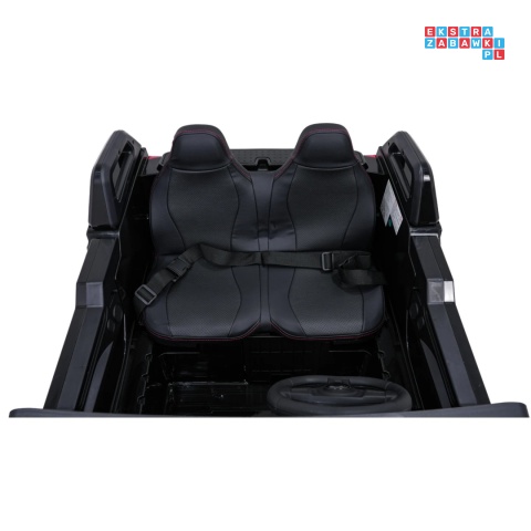 [SX2928] Buggy RTR Monster Speed na akumulator 4x4 690W 24V/14Ah ekoskóra Bluetooth - czarny