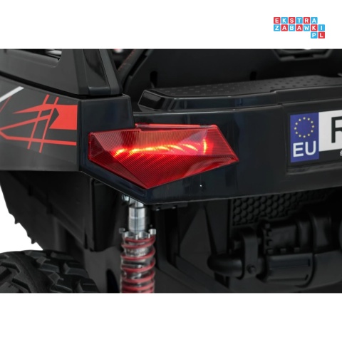 [SX2928] Buggy RTR Monster Speed na akumulator 4x4 690W 24V/14Ah ekoskóra Bluetooth - czarny