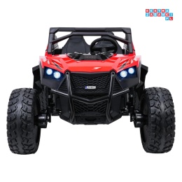 [SX2928] Buggy RTR Monster Speed na akumulator 4x4 690W 24V/14Ah ekoskóra Bluetooth - czerwony
