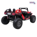 [SX2928] Buggy RTR Monster Speed na akumulator 4x4 690W 24V/14Ah ekoskóra Bluetooth - czerwony