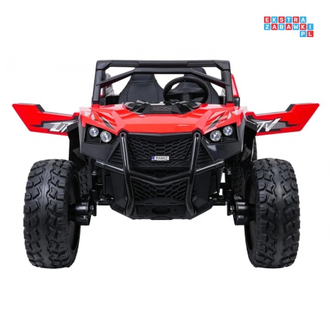[SX2928] Buggy RTR Monster Speed na akumulator 4x4 690W 24V/14Ah ekoskóra Bluetooth - czerwony