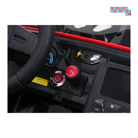 [SX2928] Buggy RTR Monster Speed na akumulator 4x4 690W 24V/14Ah ekoskóra Bluetooth - czerwony