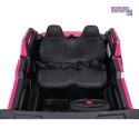 [SX2928] Buggy RTR Monster Speed na akumulator 4x4 690W 24V/14Ah ekoskóra Bluetooth - różowy