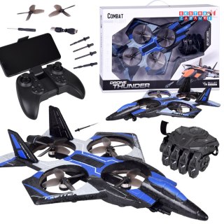 [RC0750 NI] Strzelający dron Combat zdalne sterowanie rękawicą i pilotem