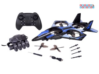 [RC0750 NI] Strzelający dron Combat zdalne sterowanie rękawicą i pilotem