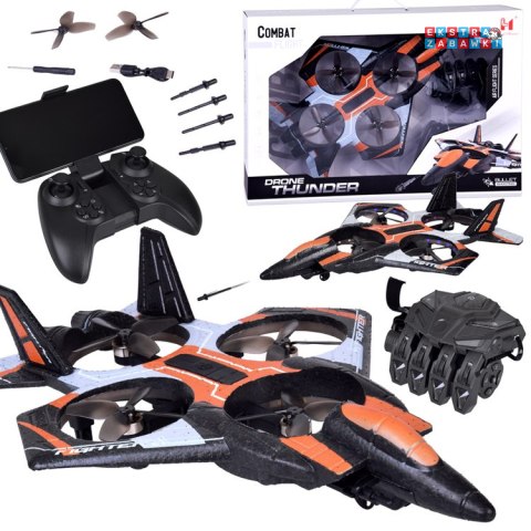 [RC0750 PO] Strzelający dron Combat zdalne sterowanie rękawicą i pilotem