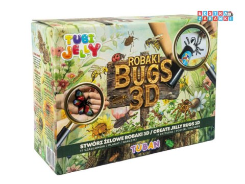 [ZA5542] Tuban kreatywny zestaw Tubi Jelly Robaki żelowe figurki 3D