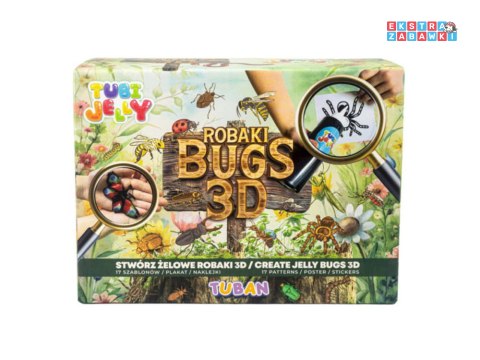 [ZA5542] Tuban kreatywny zestaw Tubi Jelly Robaki żelowe figurki 3D