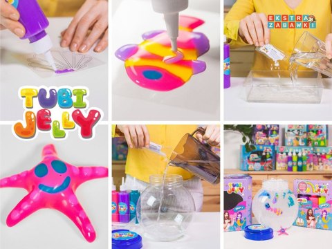 [ZA4982] Tuban zestaw kreatywny Tubi Jelly Lama 6 kolorów żelowe figurki 3D