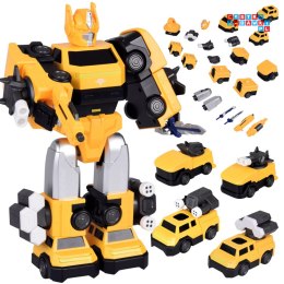 [ZA6009 ZO] Zabawka robot magnetyczny Transformer 2w1- duża figurka akcesoria