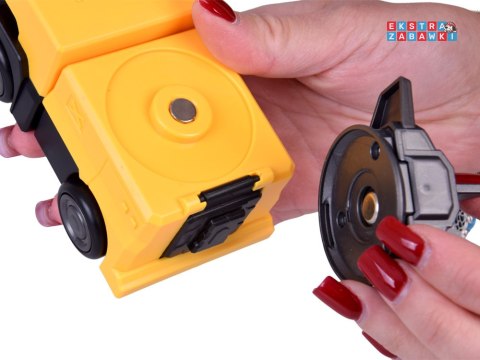 [ZA6009 ZO] Zabawka robot magnetyczny Transformer 2w1- duża figurka akcesoria