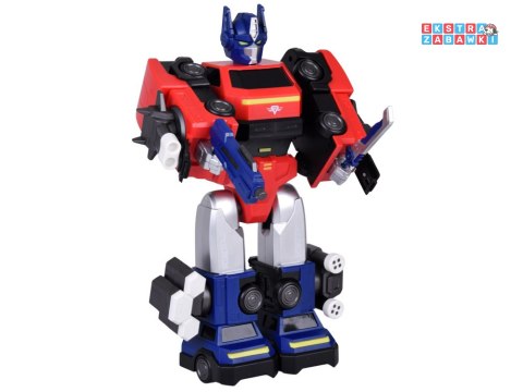 [ZA6009 CZ] Zabawka robot magnetyczny Transformer 2w1 duża figurka akcesoria