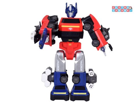 [ZA6009 CZ] Zabawka robot magnetyczny Transformer 2w1 duża figurka akcesoria