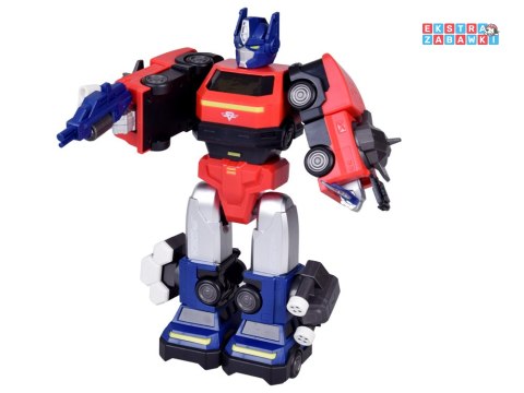 [ZA6009 CZ] Zabawka robot magnetyczny Transformer 2w1 duża figurka akcesoria