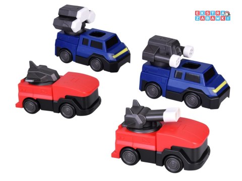 [ZA6009 CZ] Zabawka robot magnetyczny Transformer 2w1 duża figurka akcesoria