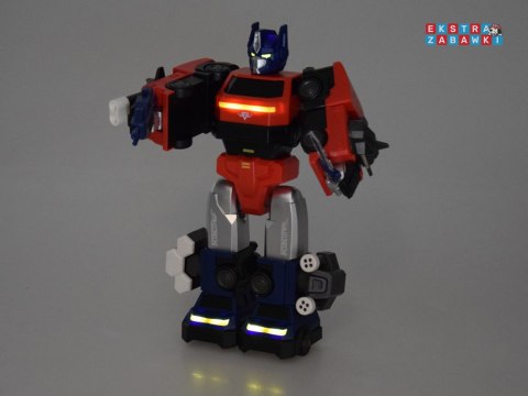 [ZA6009 CZ] Zabawka robot magnetyczny Transformer 2w1 duża figurka akcesoria