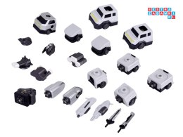 [ZA6009 SR] Zabawka robot magnetyczny Transformer 2w1 duża figurka akcesoria