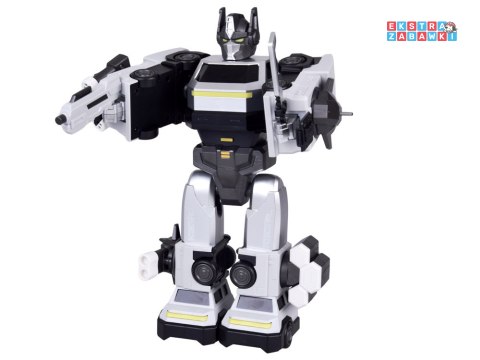 [ZA6009 SR] Zabawka robot magnetyczny Transformer 2w1 duża figurka akcesoria