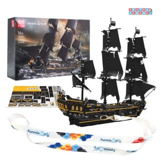 [13199] Mould king 3180el. klocki konstrukcyjne statek piracki [S]
