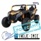 [A032] Buggy ATV Racing dwuosobowy na akumulator 4x200 24V/7Ah pilot MP3 LED - złoty