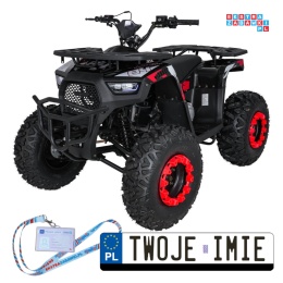 [ATV013] Duży Quad spalinowy 200CC MONSTER czterosuwowy do 80 km/h max 150 kg - czerwony