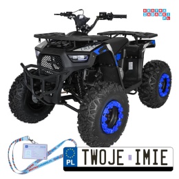 [ATV013] Duży Quad spalinowy 200CC MONSTER czterosuwowy do 80 km/h max 150 kg - niebieski