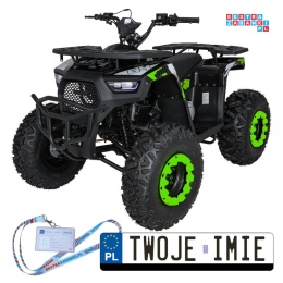 [ATV013] Duży Quad spalinowy 200CC MONSTER czterosuwowy do 80 km/h max 150 kg - zielony