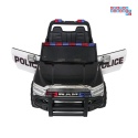 [JJ2599P] Auto policyjne RAM 3500 na akumulator 2x200W 24V/7Ah EVA ekoskóra - czarny [S]