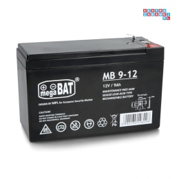[4961] Akumulator żelowy AGM do auta na akumulator 12V/9Ah - wymiary 15 x 9 x 6.5 cm