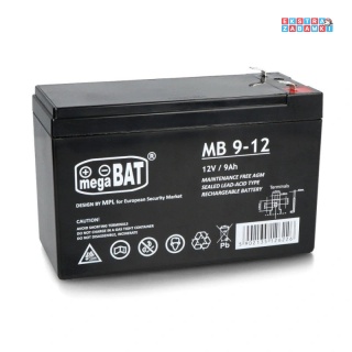 [4961] Akumulator żelowy AGM do auta na akumulator 12V/9Ah - wymiary 15 x 9 x 6.5 cm