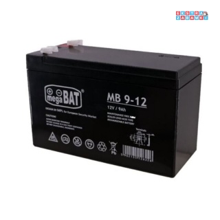 [4961] Akumulator żelowy AGM do auta na akumulator 12V/9Ah - wymiary 15 x 9 x 6.5 cm