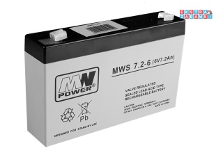 [983] Akumulator żelowy AGM do auta na akumulator 6V/7.2AH - wymiary 15 x 9 x 3 cm