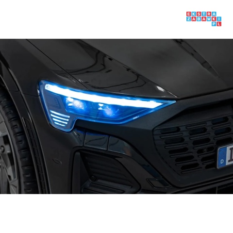 [BRD-2168] Audi SQ8 na akumulator 2x35W 12V/9Ah ekoskóra EVA bluetooth - czarny