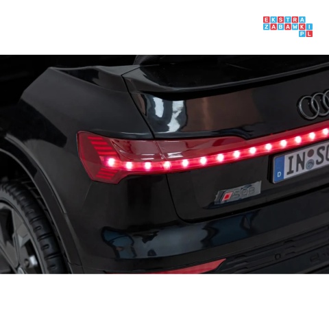 [BRD-2168] Audi SQ8 na akumulator 2x35W 12V/9Ah ekoskóra EVA bluetooth - czarny