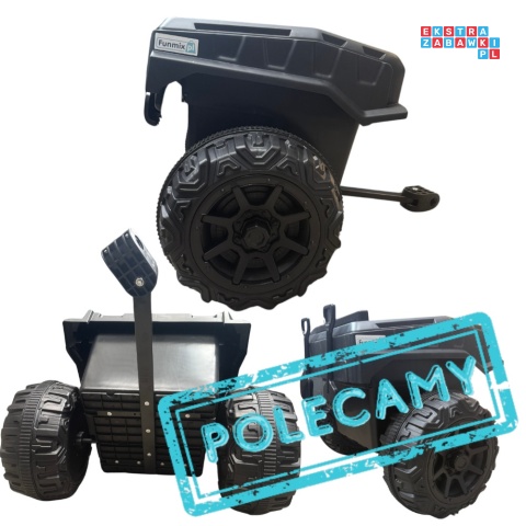 [BRJ.CZ] Uniwersalna przyczepka do pojazdów na akumulator przyczepa + uchwyt [S]