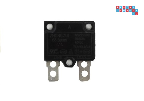 [2847] Bezpiecznik termiczny 18A do pojazdów na akumulator