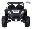 [A032] Buggy ATV Racing dwuosobowy na akumulator 4x200 24V/7Ah pilot MP3 LED - biały