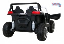 [A032] Buggy ATV Racing dwuosobowy na akumulator 4x200 24V/7Ah pilot MP3 LED - biały