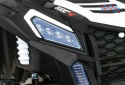 [A032] Buggy ATV Racing dwuosobowy na akumulator 4x200 24V/7Ah pilot MP3 LED - biały
