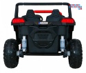 [A032] Buggy ATV Racing dwuosobowy na akumulator 4x200 24V/7Ah pilot MP3 LED - czerwony