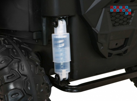 [A032] Buggy ATV Racing dwuosobowy na akumulator 4x200 24V/7Ah pilot MP3 LED - czerwony