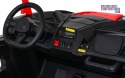 [A032] Buggy ATV Racing dwuosobowy na akumulator 4x200 24V/7Ah pilot MP3 LED - czerwony