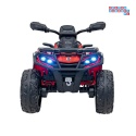 [CA005.2.4GHZ] Quad CAN-AM Outlander ATV 4x45W 12V/14Ah pilot, LED, koła EVA - czerwony