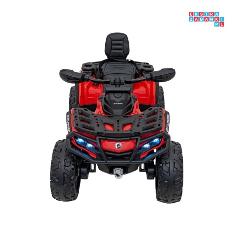 [CA005.2.4GHZ] Quad CAN-AM Outlander ATV 4x45W 12V/14Ah pilot, LED, koła EVA - czerwony