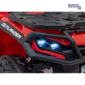 [CA005.2.4GHZ] Quad CAN-AM Outlander ATV 4x45W 12V/14Ah pilot, LED, koła EVA - czerwony