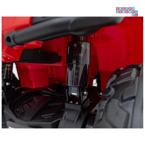 [CA005.2.4GHZ] Quad CAN-AM Outlander ATV 4x45W 12V/14Ah pilot, LED, koła EVA - czerwony